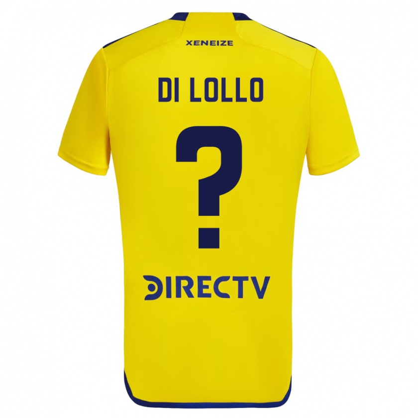 Kandiny Damen Lautaro Di Lollo #0 Gelb Auswärtstrikot Trikot 2023/24 T-Shirt