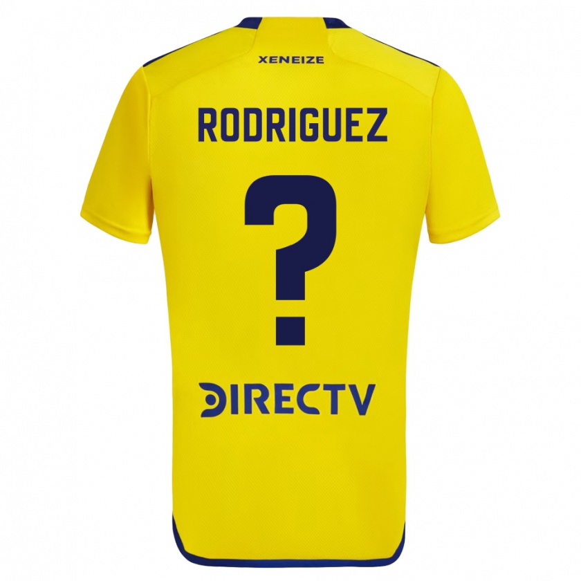 Kandiny Damen Román Rodríguez #0 Gelb Auswärtstrikot Trikot 2023/24 T-Shirt