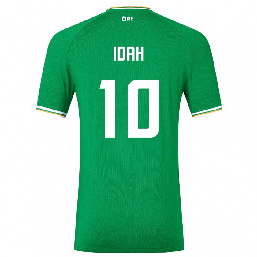 Kandiny Kinder Irische Adam Idah #10 Grün Heimtrikot Trikot 24-26 T-Shirt