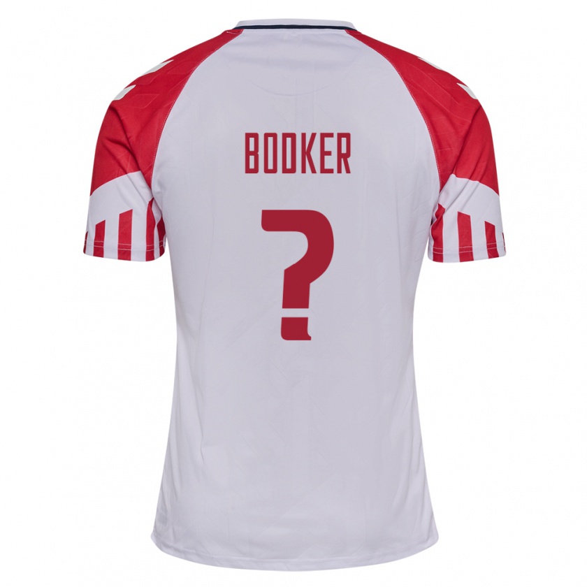 Kandiny Herren Dänische Oliver Bödker #0 Weiß Auswärtstrikot Trikot 24-26 T-Shirt