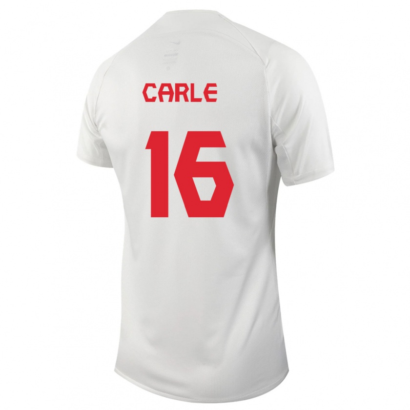 Kandiny Herren Kanadische Gabrielle Carle #16 Weiß Auswärtstrikot Trikot 24-26 T-Shirt