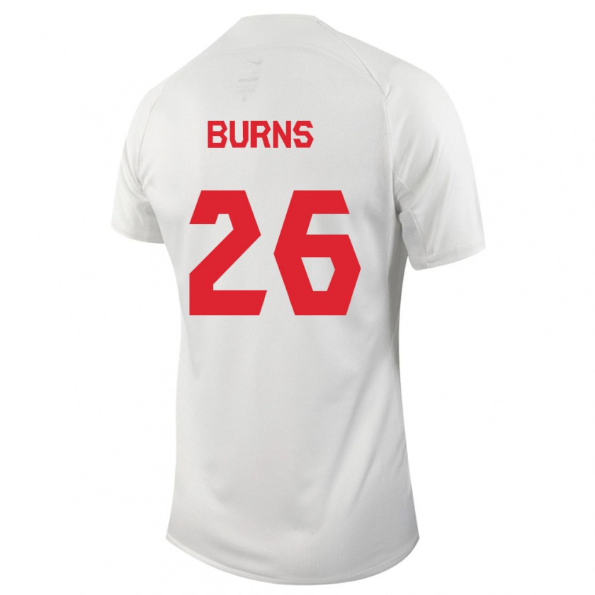Kandiny Damen Kanadische Zoe Burns #26 Weiß Auswärtstrikot Trikot 24-26 T-Shirt