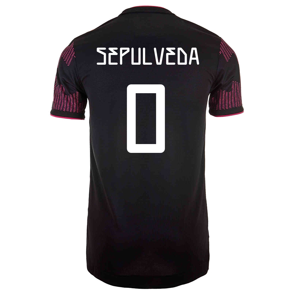 Kinder Mexikanische Fussballnationalmannschaft Gilberto Sepulveda #0 Heimtrikot Rosenrot 2021 Trikot