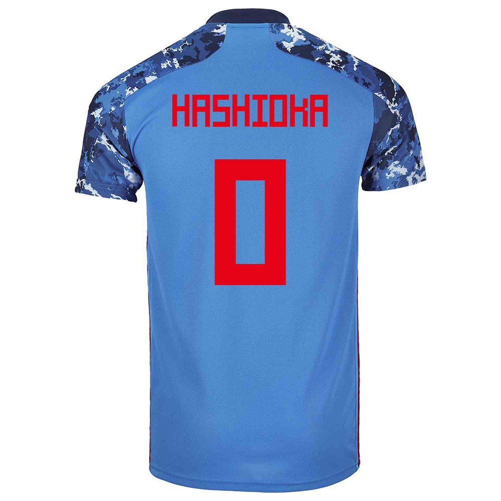 Kinder Japanische Fussballnationalmannschaft Daiki Hashioka #0 Heimtrikot Dunkelblau 2021 Trikot