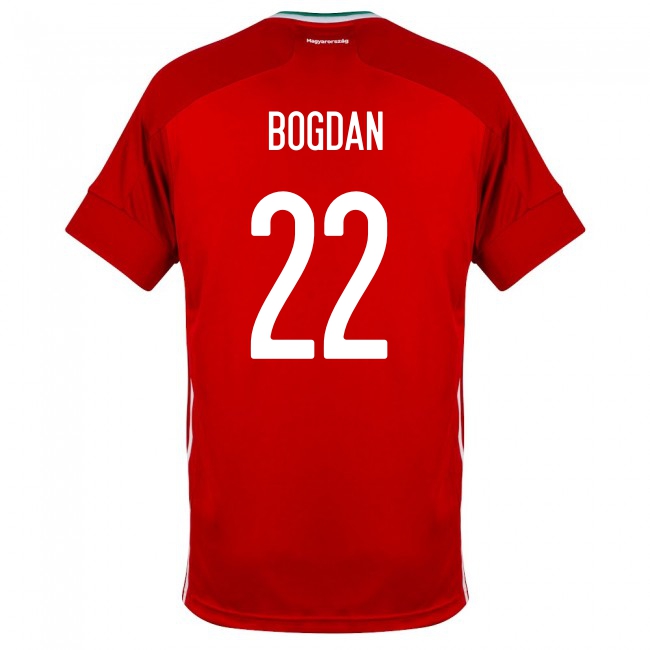 Damen Ungarische Fussballnationalmannschaft Adam Bogdan #22 Heimtrikot Rot 2021 Trikot