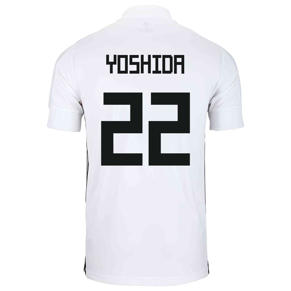 Kinder Japanische Fussballnationalmannschaft Maya Yoshida #22 Auswärtstrikot Weiß 2021 Trikot