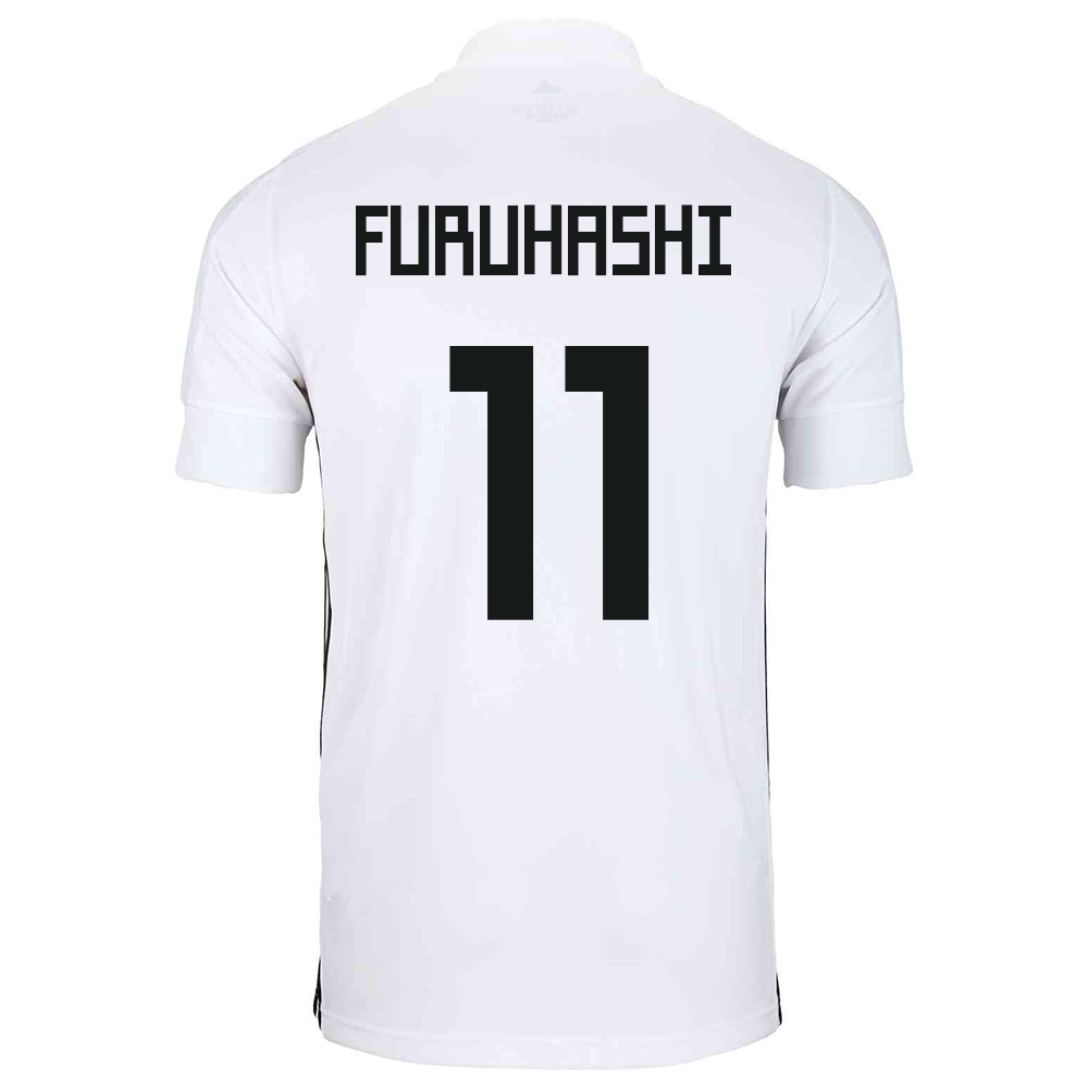 Damen Japanische Fussballnationalmannschaft Kyogo Furuhashi #11 Auswärtstrikot Weiß 2021 Trikot