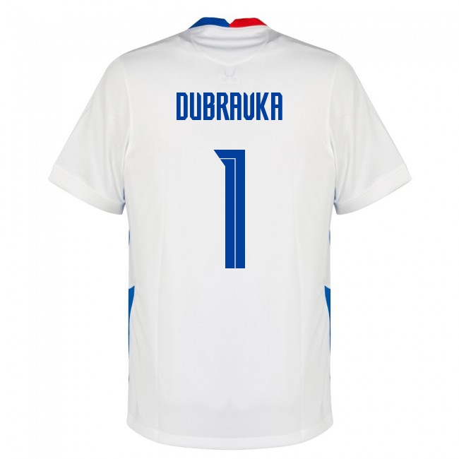 Damen Slowakische Fussballnationalmannschaft Martin Dubravka #1 Auswärtstrikot Dunkelblau 2021 Trikot
