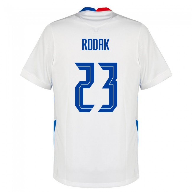 Kinder Slowakische Fussballnationalmannschaft Marek Rodak #23 Auswärtstrikot Dunkelblau 2021 Trikot