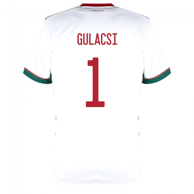 Herren Ungarische Fussballnationalmannschaft Peter Gulacsi #1 Auswärtstrikot Rot 2021 Trikot