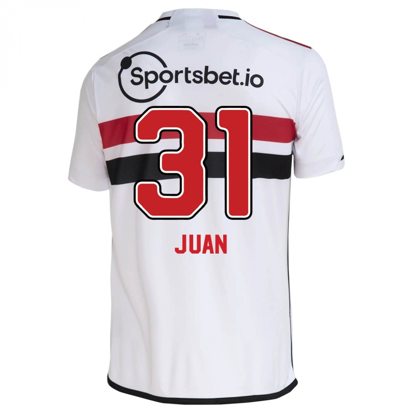 Kandiny Kinder Juan #31 Weiß Heimtrikot Trikot 2023/24 T-Shirt