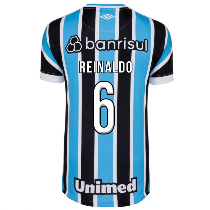 Kandiny Kinder Reinaldo #6 Blau Heimtrikot Trikot 2023/24 T-Shirt
