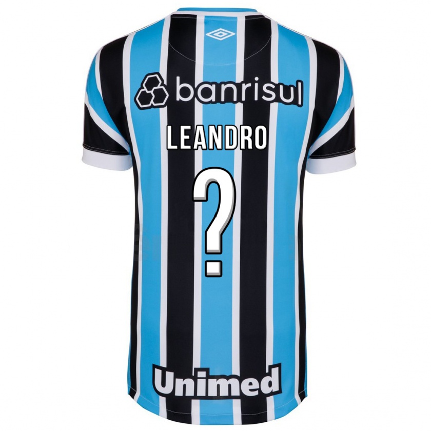 Kandiny Kinder Leandro #0 Blau Heimtrikot Trikot 2023/24 T-Shirt