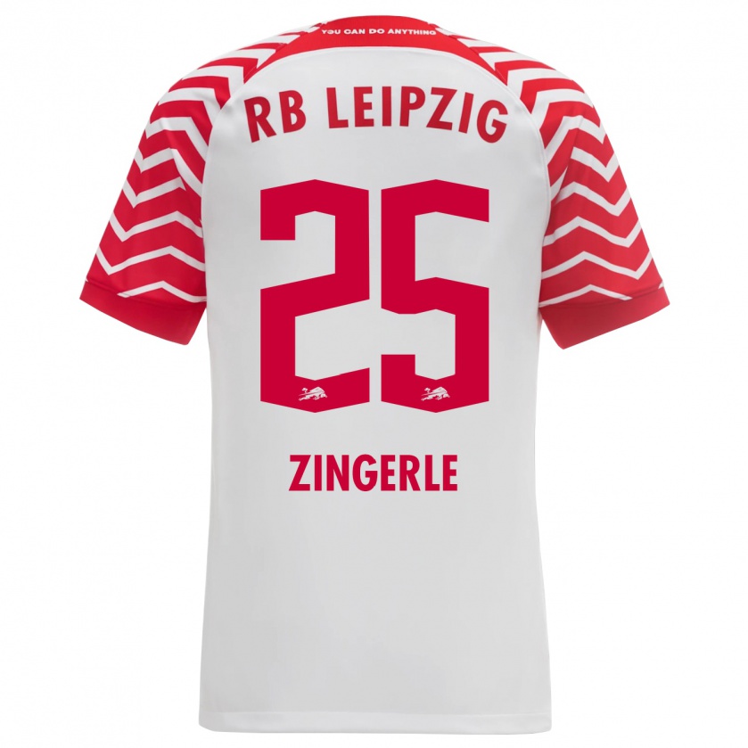Kandiny Kinder Leopold Zingerle #25 Weiß Heimtrikot Trikot 2023/24 T-Shirt