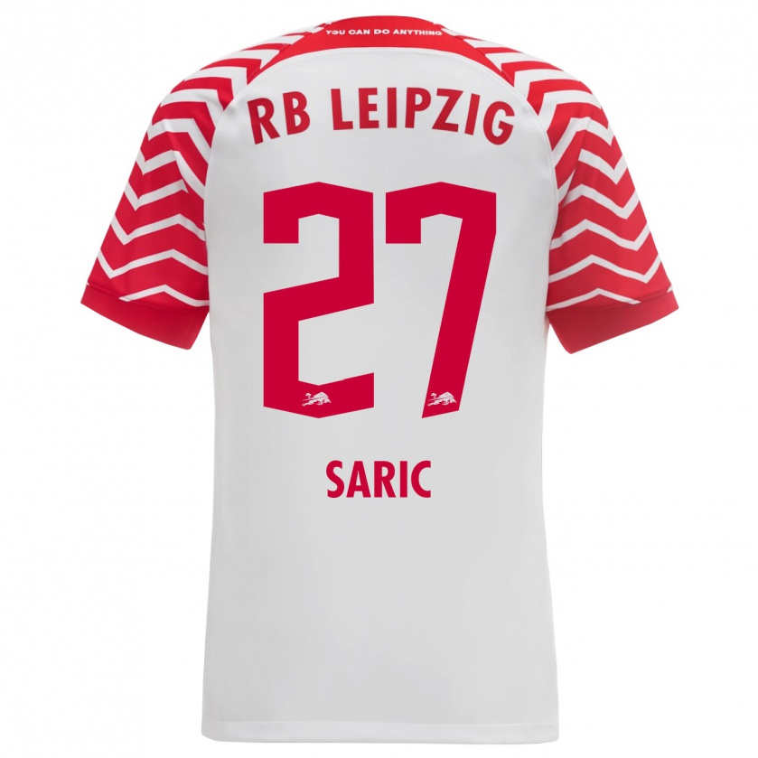 Kandiny Kinder Lucio Saric #27 Weiß Heimtrikot Trikot 2023/24 T-Shirt