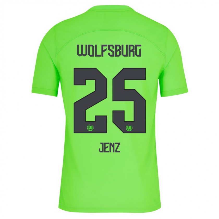 Kandiny Kinder Moritz Jenz #25 Grün Heimtrikot Trikot 2023/24 T-Shirt