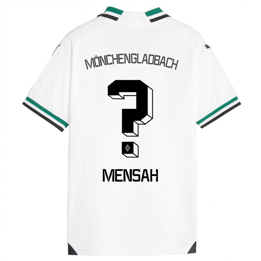 Kandiny Kinder Franklin Opoku-Mensah #0 Weiß Grün Heimtrikot Trikot 2023/24 T-Shirt