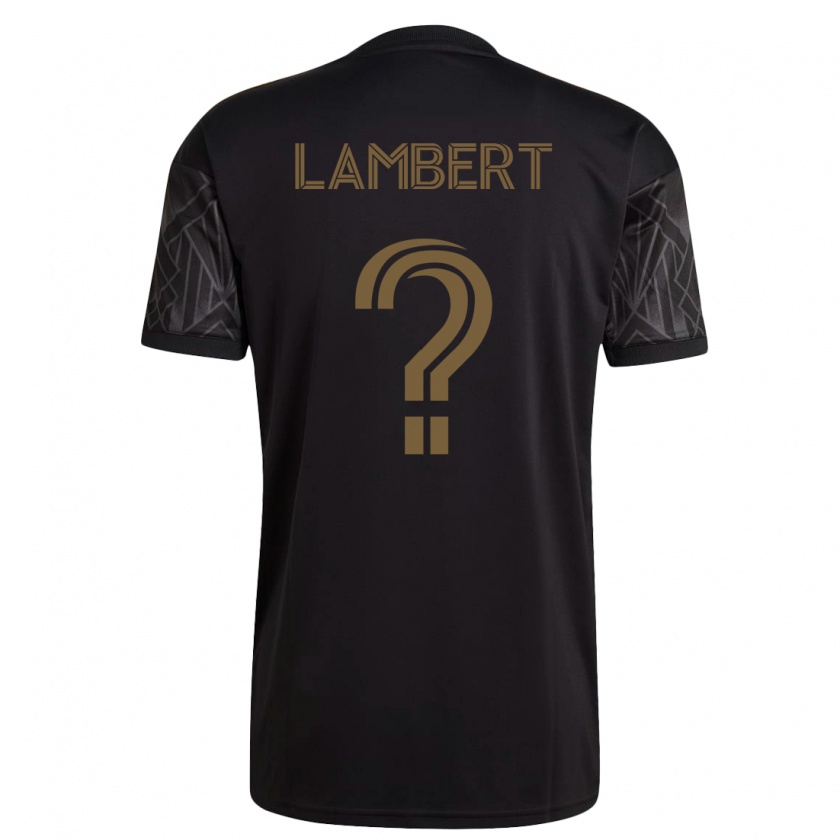 Kandiny Kinder Liam Lambert #0 Schwarz Heimtrikot Trikot 2023/24 T-Shirt