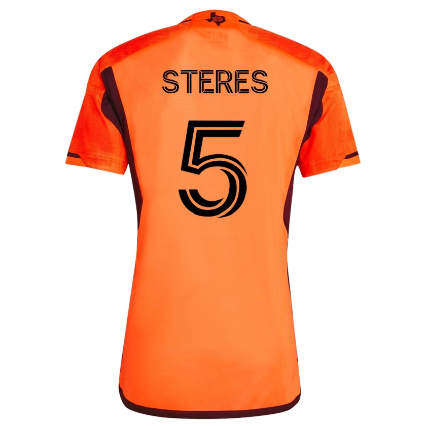 Kandiny Kinder Daniel Steres #5 Orangefarben Heimtrikot Trikot 2023/24 T-Shirt