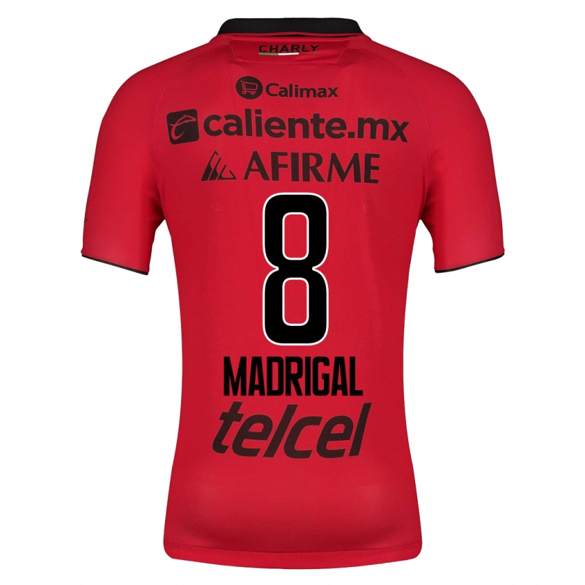 Kandiny Kinder Fernando Madrigal #8 Rot Heimtrikot Trikot 2023/24 T-Shirt