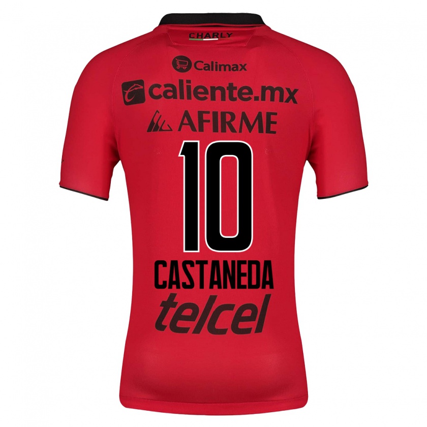 Kandiny Kinder Kevin Castañeda #10 Rot Heimtrikot Trikot 2023/24 T-Shirt