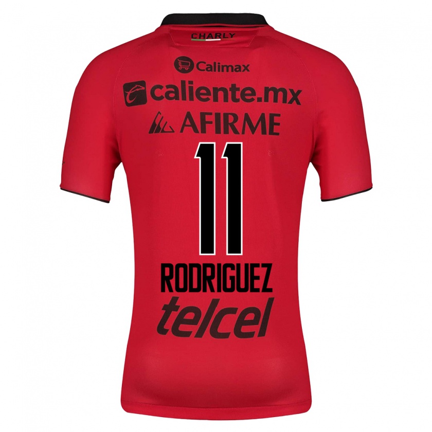 Kandiny Kinder Lucas Rodríguez #11 Rot Heimtrikot Trikot 2023/24 T-Shirt