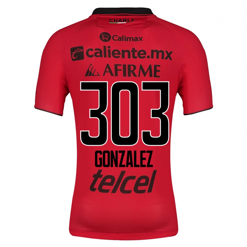 Kandiny Kinder Osmar González #303 Rot Heimtrikot Trikot 2023/24 T-Shirt