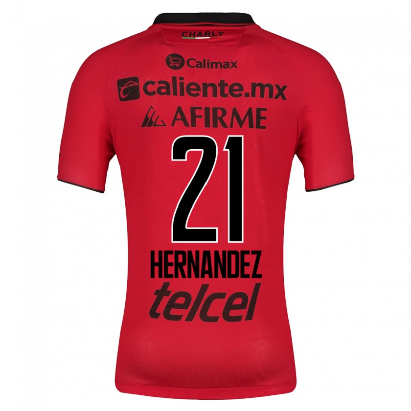 Kandiny Kinder Inglis Hernández #21 Rot Heimtrikot Trikot 2023/24 T-Shirt