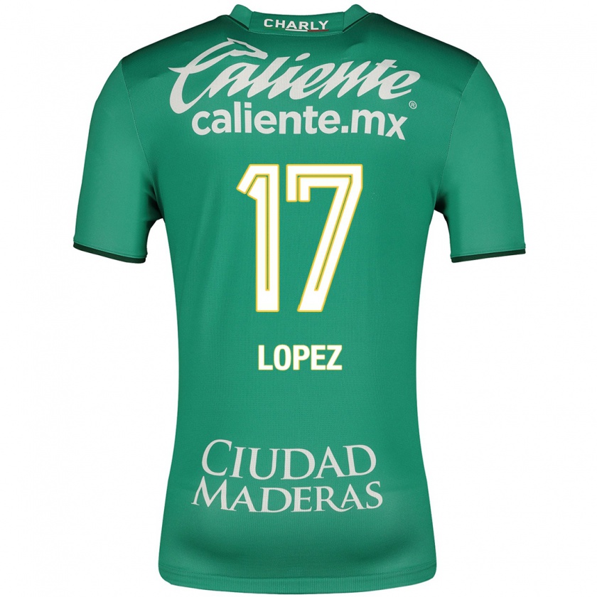 Kandiny Kinder Nicolás López #17 Grün Heimtrikot Trikot 2023/24 T-Shirt