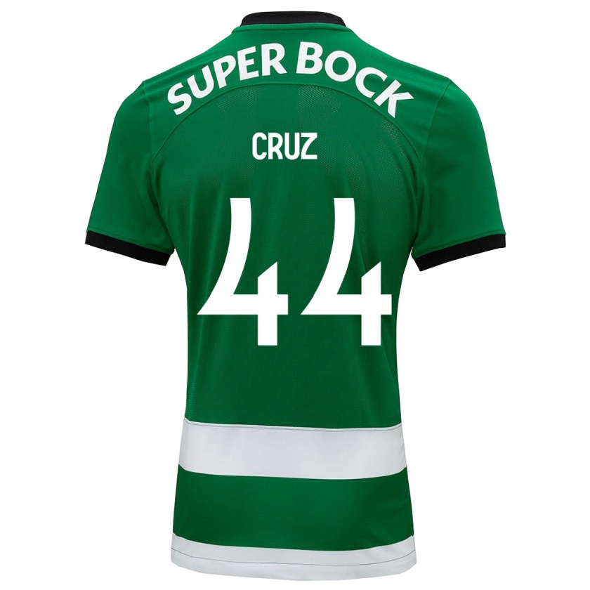 Kandiny Kinder Marco Cruz #44 Grün Heimtrikot Trikot 2023/24 T-Shirt