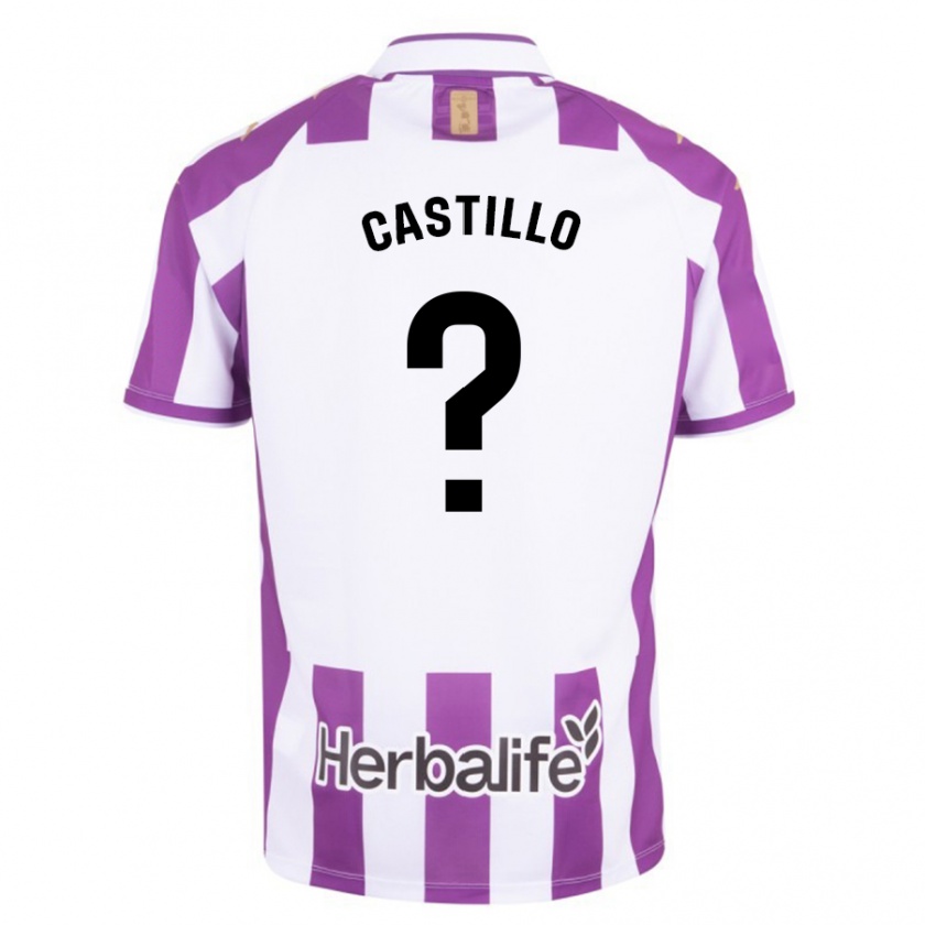 Kandiny Kinder Gonzalo Castillo #0 Lila Heimtrikot Trikot 2023/24 T-Shirt