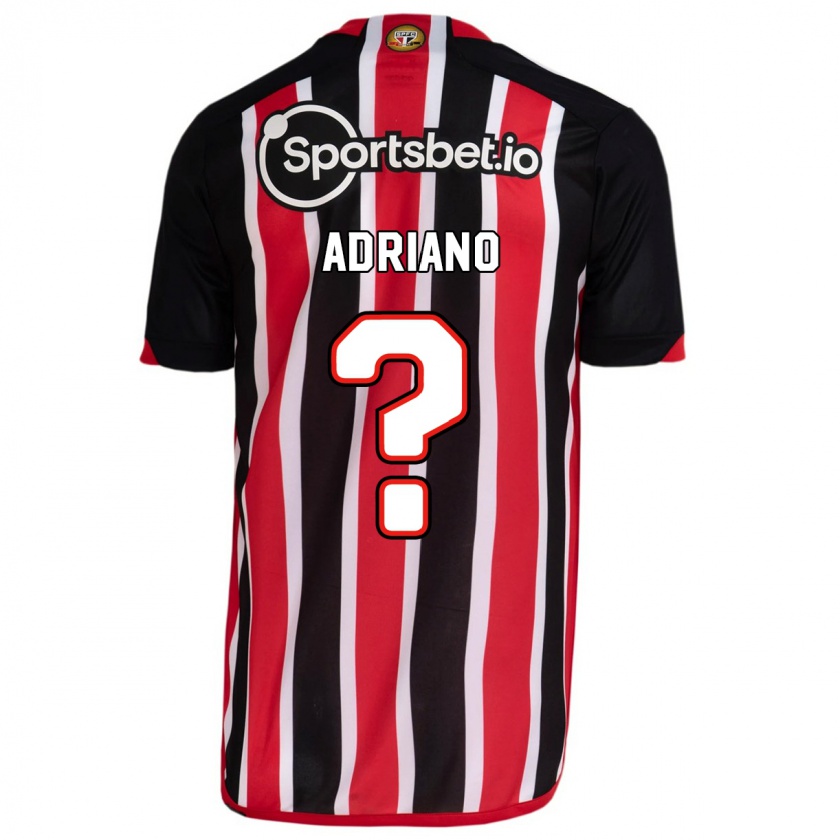 Kandiny Kinder João Adriano #0 Blau Rot Auswärtstrikot Trikot 2023/24 T-Shirt