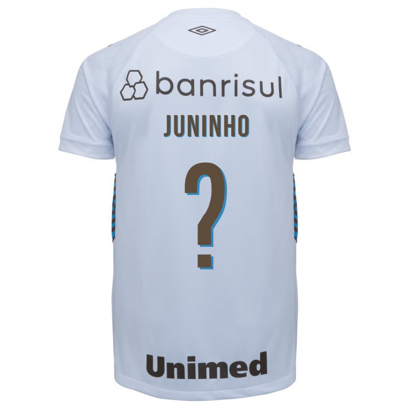 Kandiny Kinder Juninho #0 Weiß Auswärtstrikot Trikot 2023/24 T-Shirt