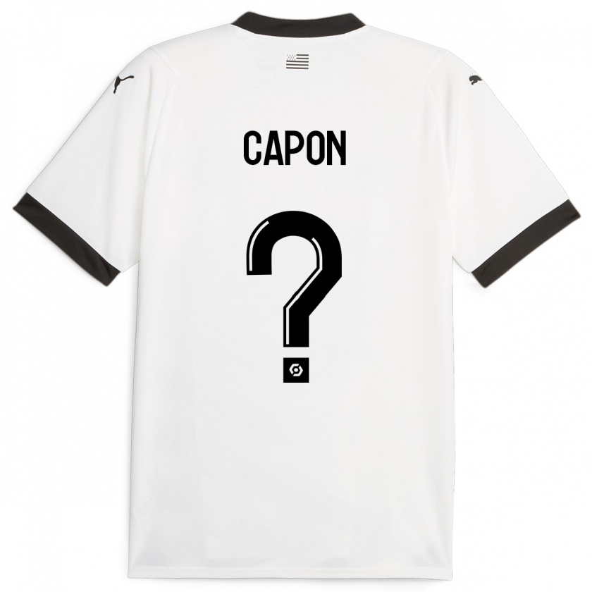 Kandiny Kinder José Capon #0 Weiß Auswärtstrikot Trikot 2023/24 T-Shirt
