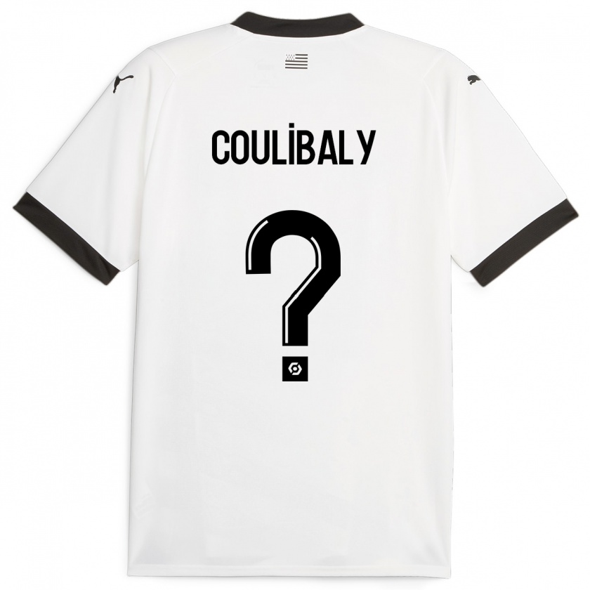 Kandiny Kinder Joël Coulibaly #0 Weiß Auswärtstrikot Trikot 2023/24 T-Shirt