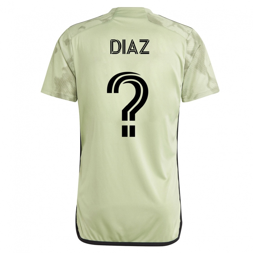 Kandiny Kinder Christian Díaz #0 Grün Auswärtstrikot Trikot 2023/24 T-Shirt