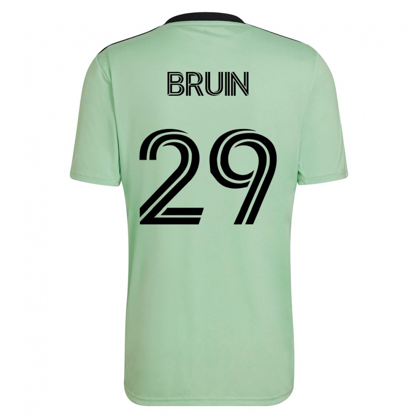Kandiny Kinder Will Bruin #29 Hellgrün Auswärtstrikot Trikot 2023/24 T-Shirt