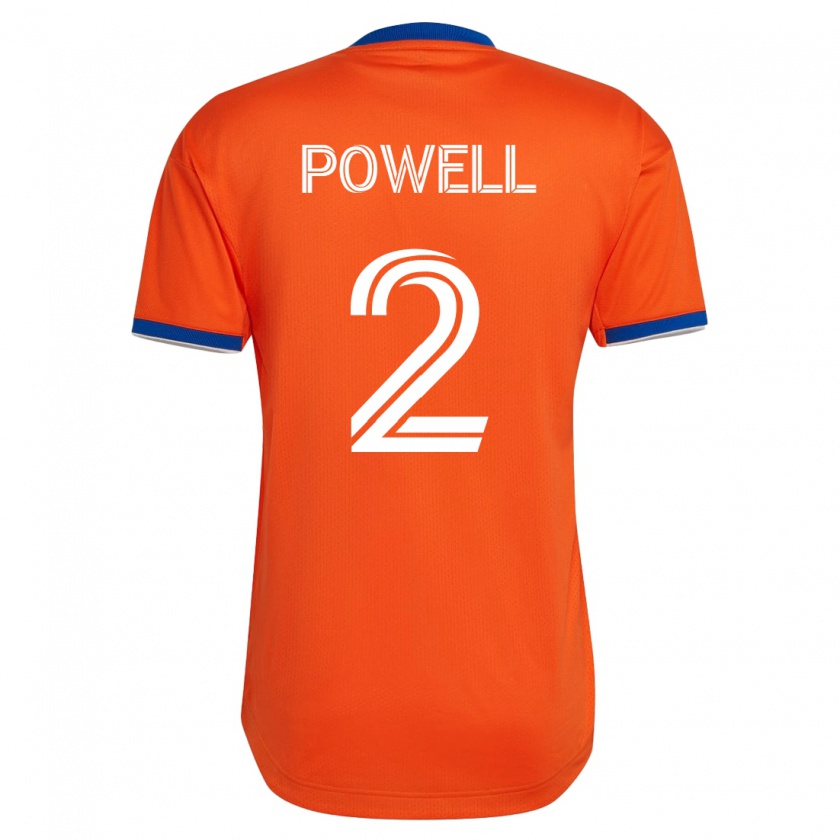 Kandiny Kinder Alvas Powell #2 Weiß Auswärtstrikot Trikot 2023/24 T-Shirt