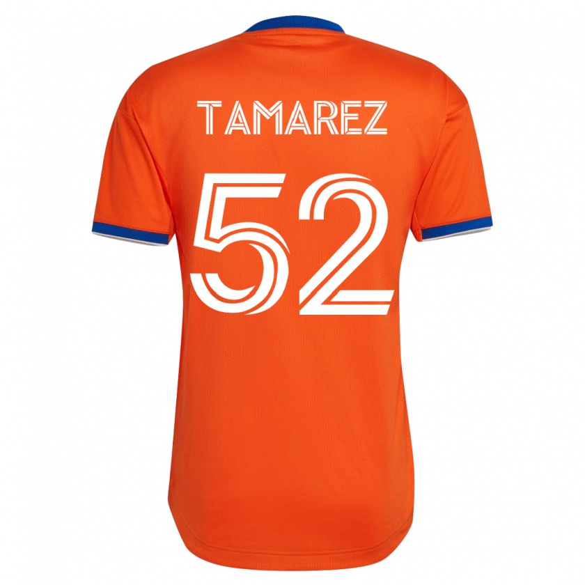 Kandiny Kinder Lucas Tamarez #52 Weiß Auswärtstrikot Trikot 2023/24 T-Shirt