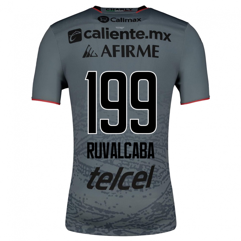 Kandiny Kinder Ignacio Ruvalcaba #199 Grau Auswärtstrikot Trikot 2023/24 T-Shirt