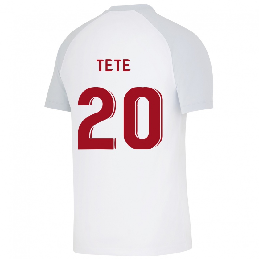 Kandiny Kinder Tetê #20 Weiß Auswärtstrikot Trikot 2023/24 T-Shirt