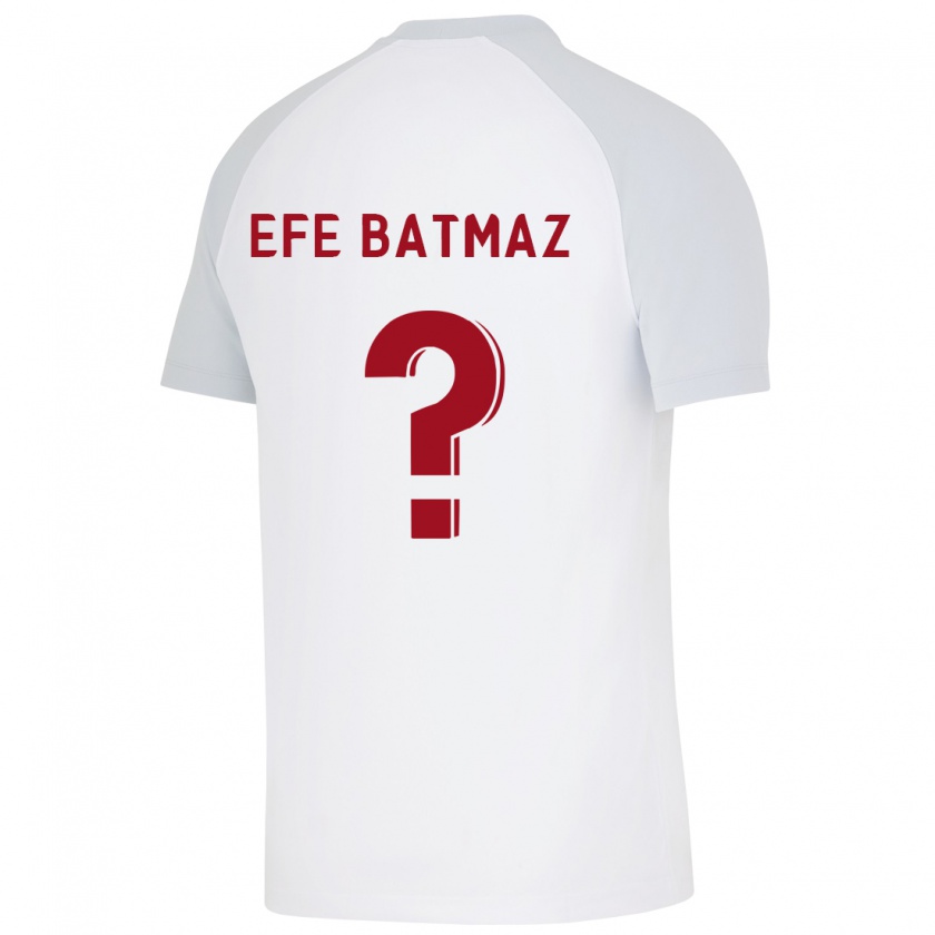 Kandiny Kinder Mert Efe Batmaz #0 Weiß Auswärtstrikot Trikot 2023/24 T-Shirt