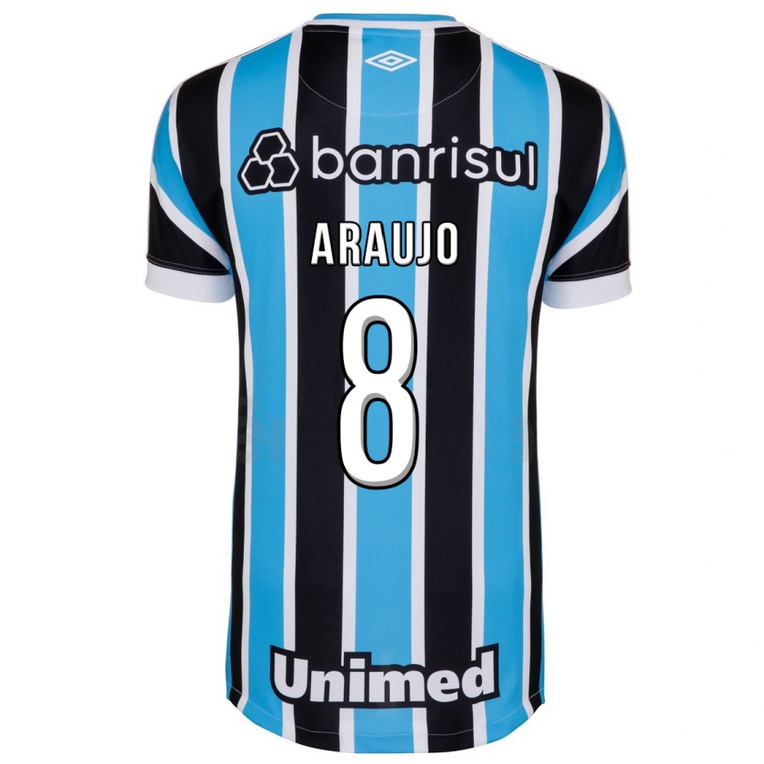 Kandiny Herren Caio Araujo #8 Blau Heimtrikot Trikot 2023/24 T-Shirt