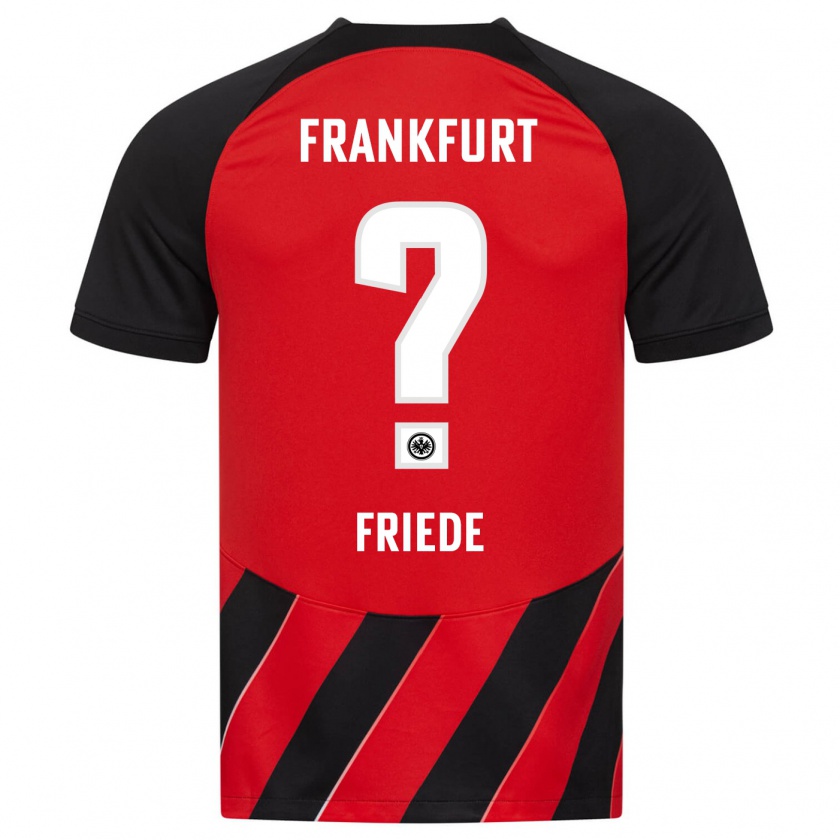 Kandiny Herren Elia Friede #0 Rot Schwarz Heimtrikot Trikot 2023/24 T-Shirt