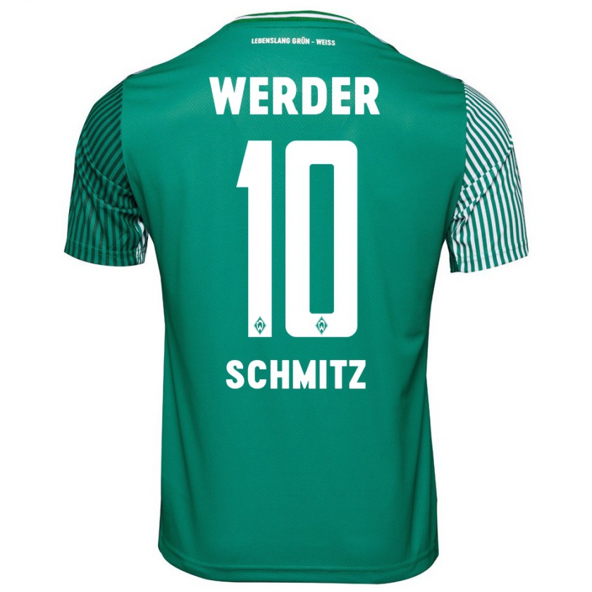 Kandiny Herren Maximilian Schmitz #10 Grün Heimtrikot Trikot 2023/24 T-Shirt