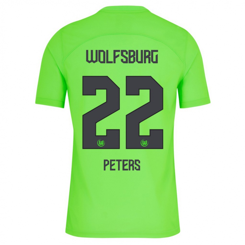Kandiny Herren Laurin Peters #22 Grün Heimtrikot Trikot 2023/24 T-Shirt