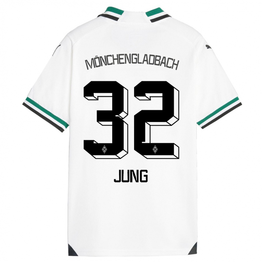 Kandiny Herren In-Gyom Jung #32 Weiß Grün Heimtrikot Trikot 2023/24 T-Shirt