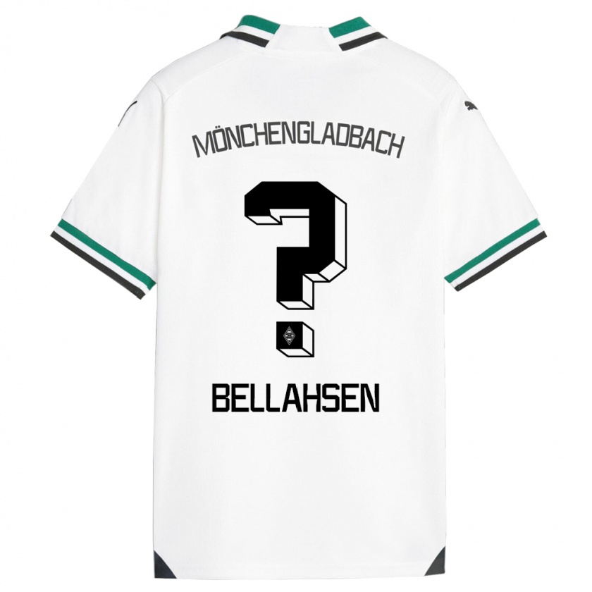 Kandiny Herren Joseph Bellahsen #0 Weiß Grün Heimtrikot Trikot 2023/24 T-Shirt