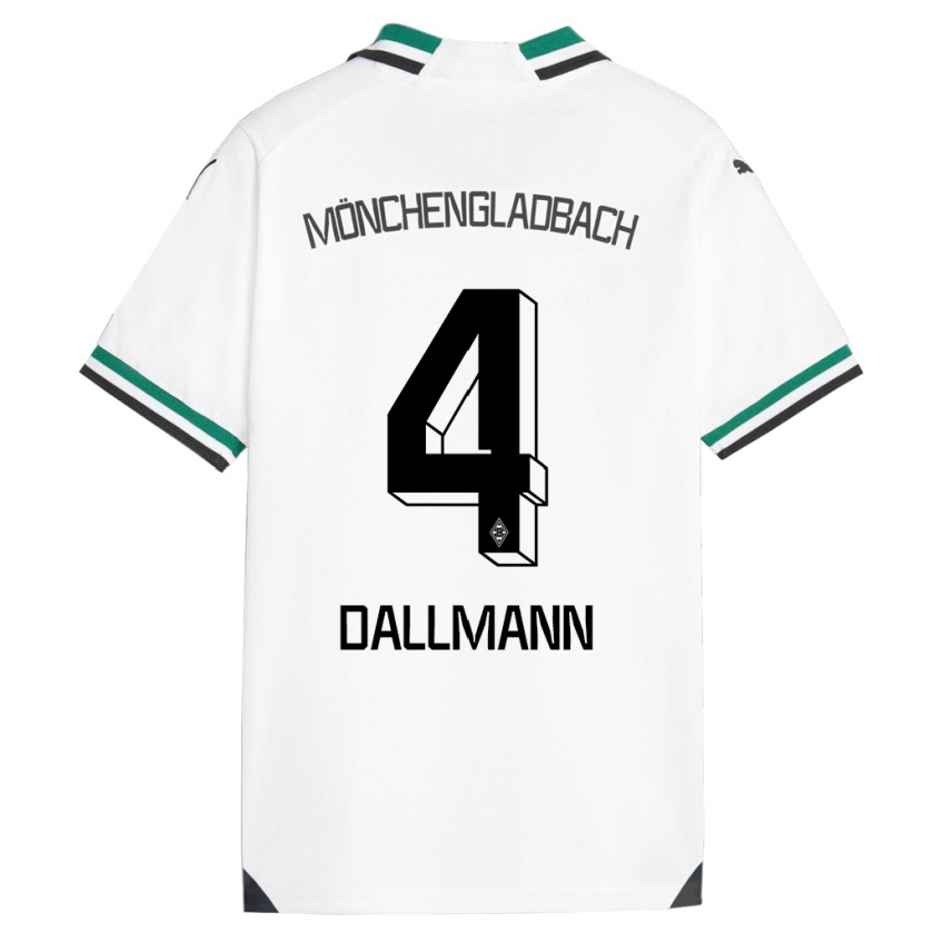 Kandiny Herren Pauline Dallmann #4 Weiß Grün Heimtrikot Trikot 2023/24 T-Shirt