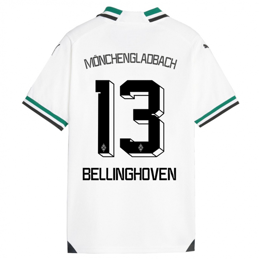 Kandiny Herren Christina Bellinghoven #13 Weiß Grün Heimtrikot Trikot 2023/24 T-Shirt
